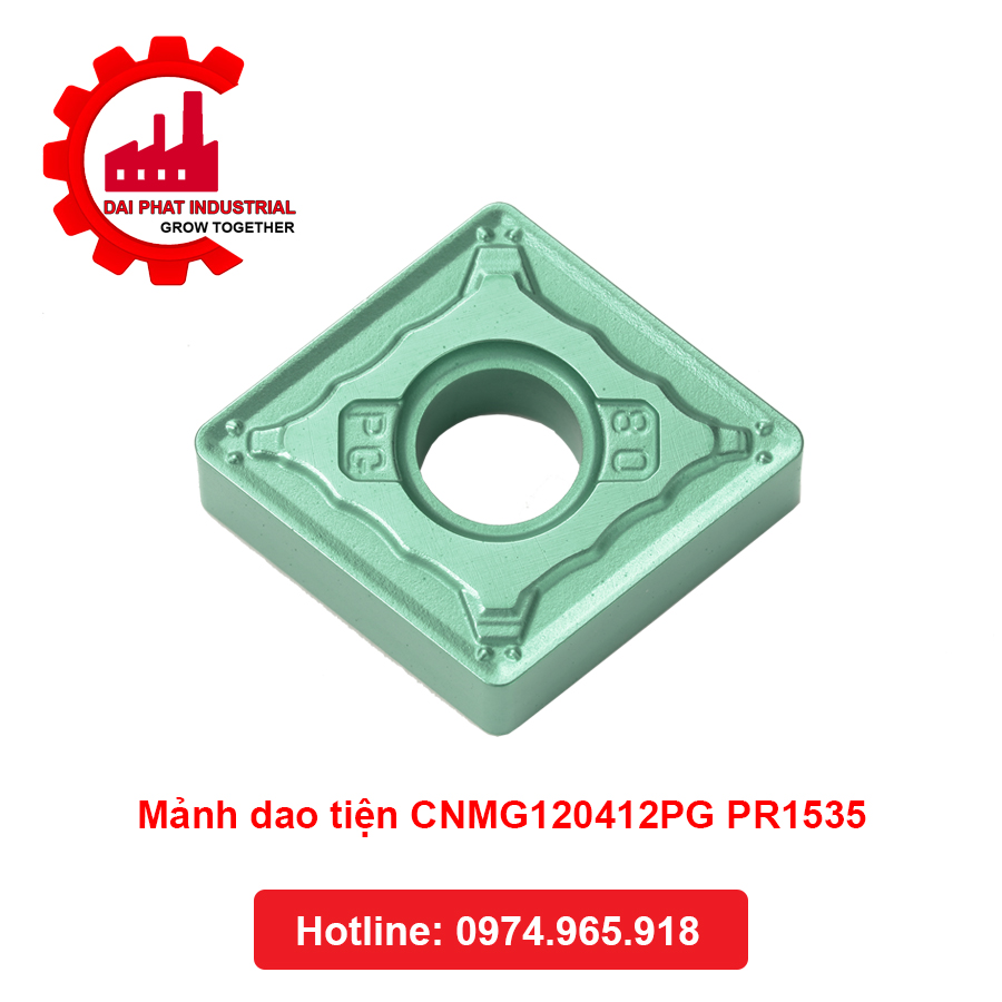 Mảnh Dao Tiện KYOCERA CNMG120412PG PR1535 - Đại Phát