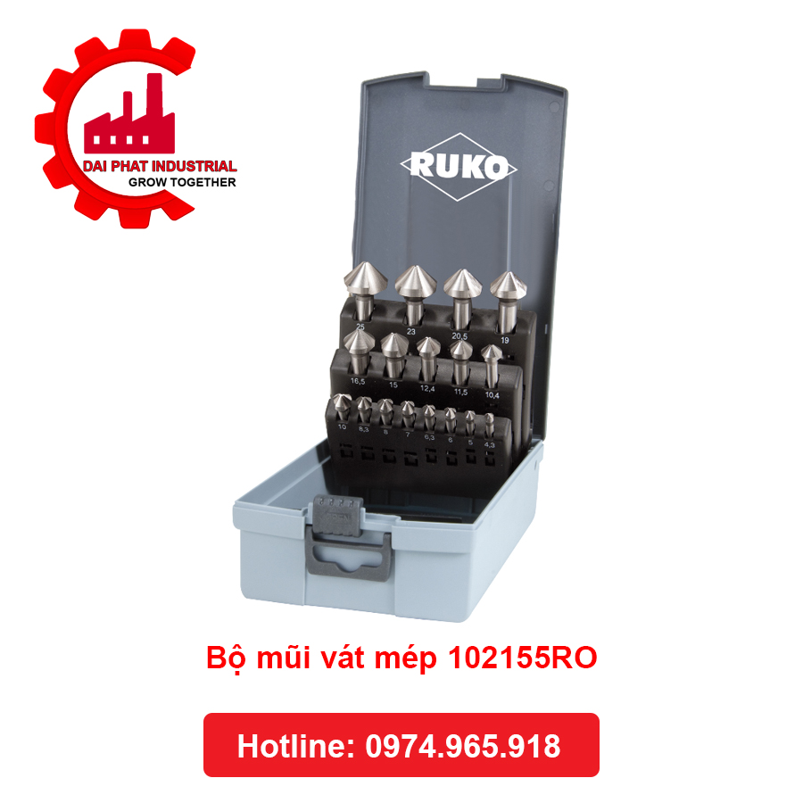 Thông số kỹ thuật Bộ mũi vát mép 102155 RO