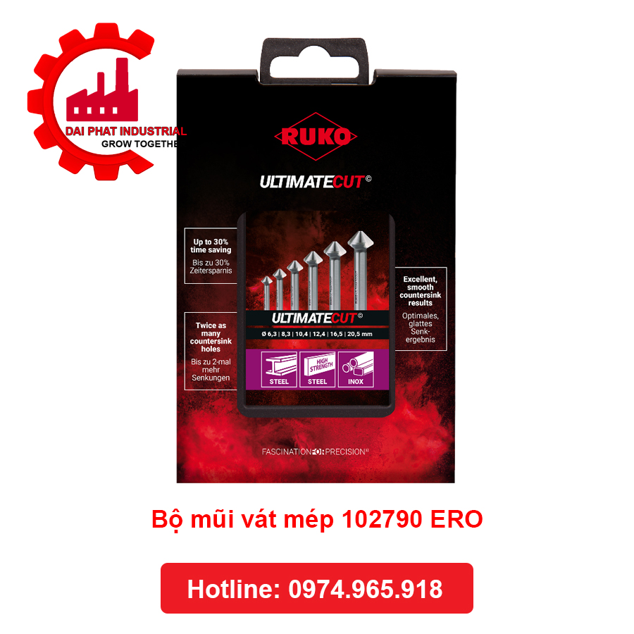 bộ mũi vát mép 102790 ERO