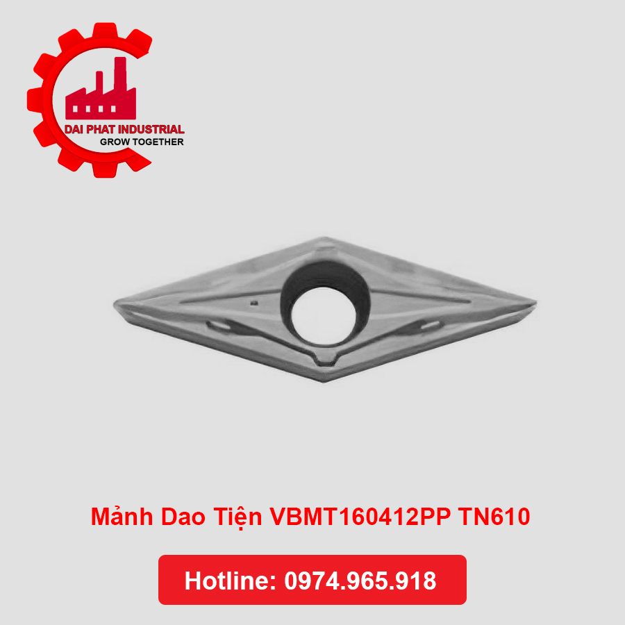 Mảnh Dao Tiện VBMT160412PP TN610