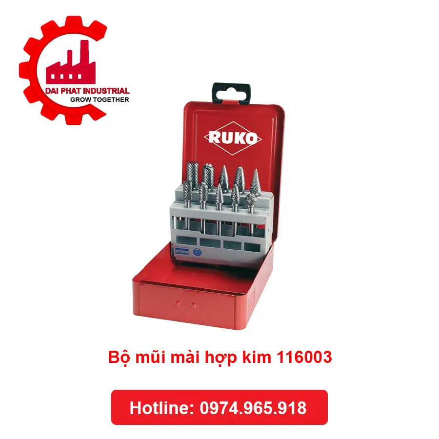 Bộ Mũi Mài Hợp Kim 116003 - Công Nghiệp Đại Phát