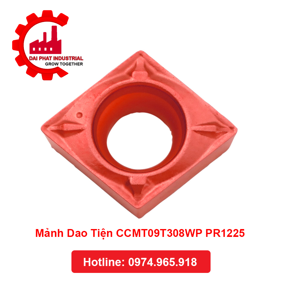 Mảnh Dao Tiện CCMT09T308WP PR1225