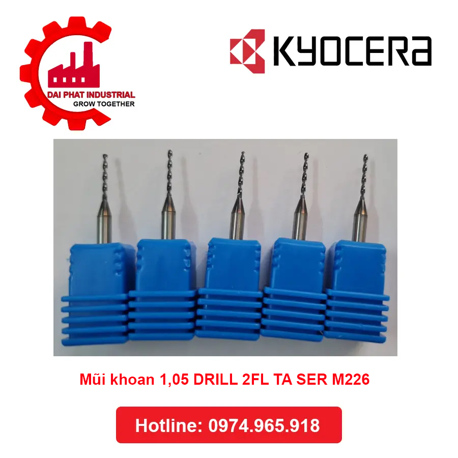 Mũi Khoan 1,05 DRILL 2FL TA SER M226 - Đại Phát
