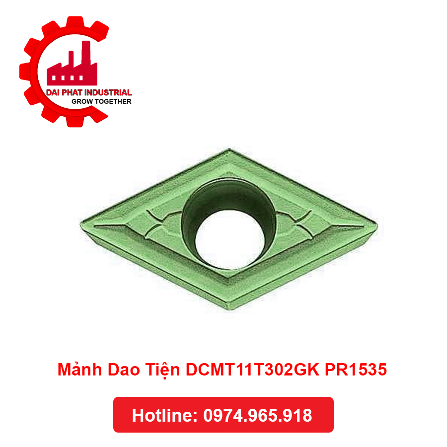 Mảnh Dao Tiện DCMT11T302GK PR1535