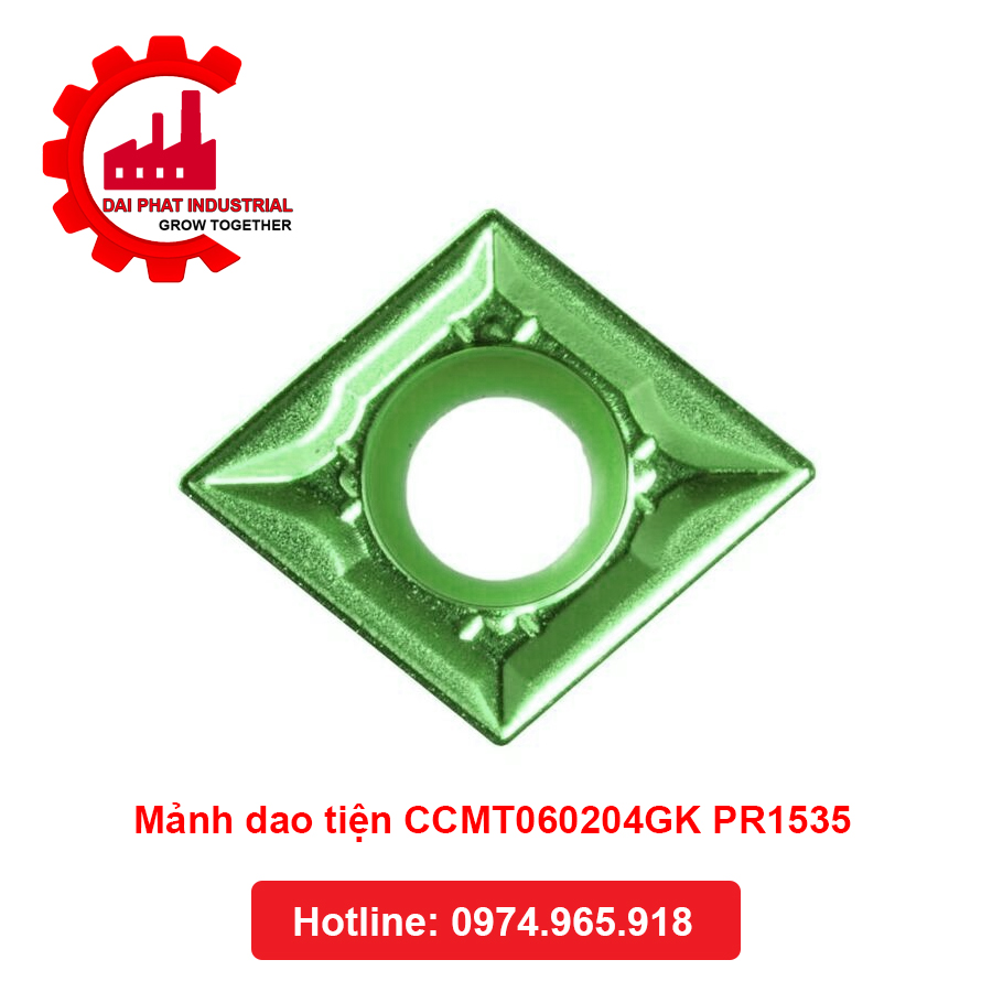 Mảnh dao tiện CCMT060204GK PR1535