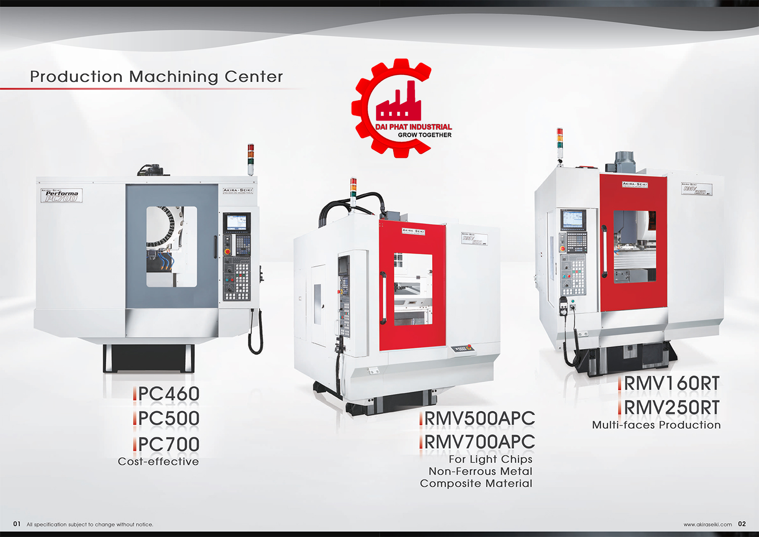 Máy phay akira seiki