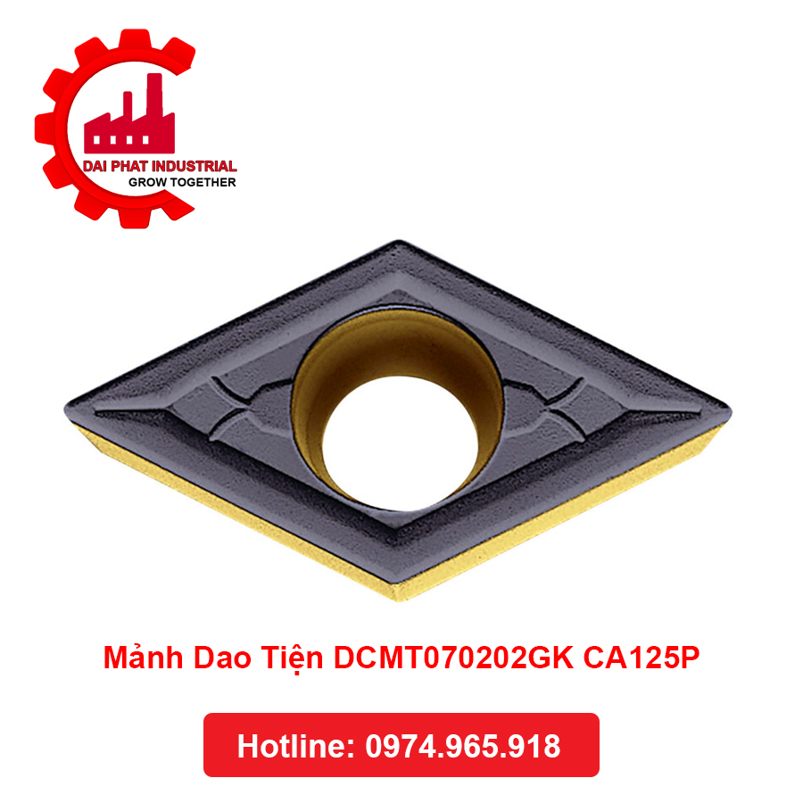Mảnh Dao Tiện DCMT070202GK CA125P