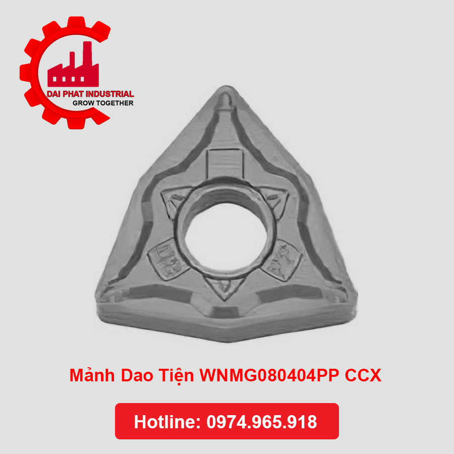 Mảnh Dao Tiện WNMG080404PP CCX