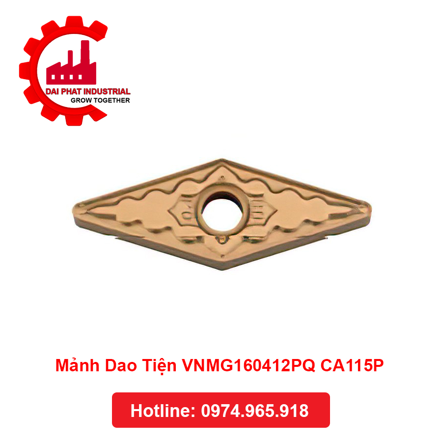 Mảnh dao tiện VNMG160412PQ CA115P