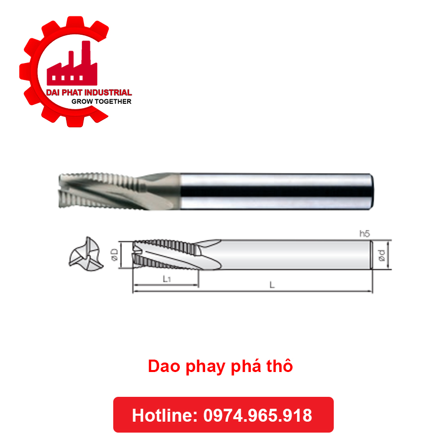 Dao phay phá thô 3ROU 060 150 055