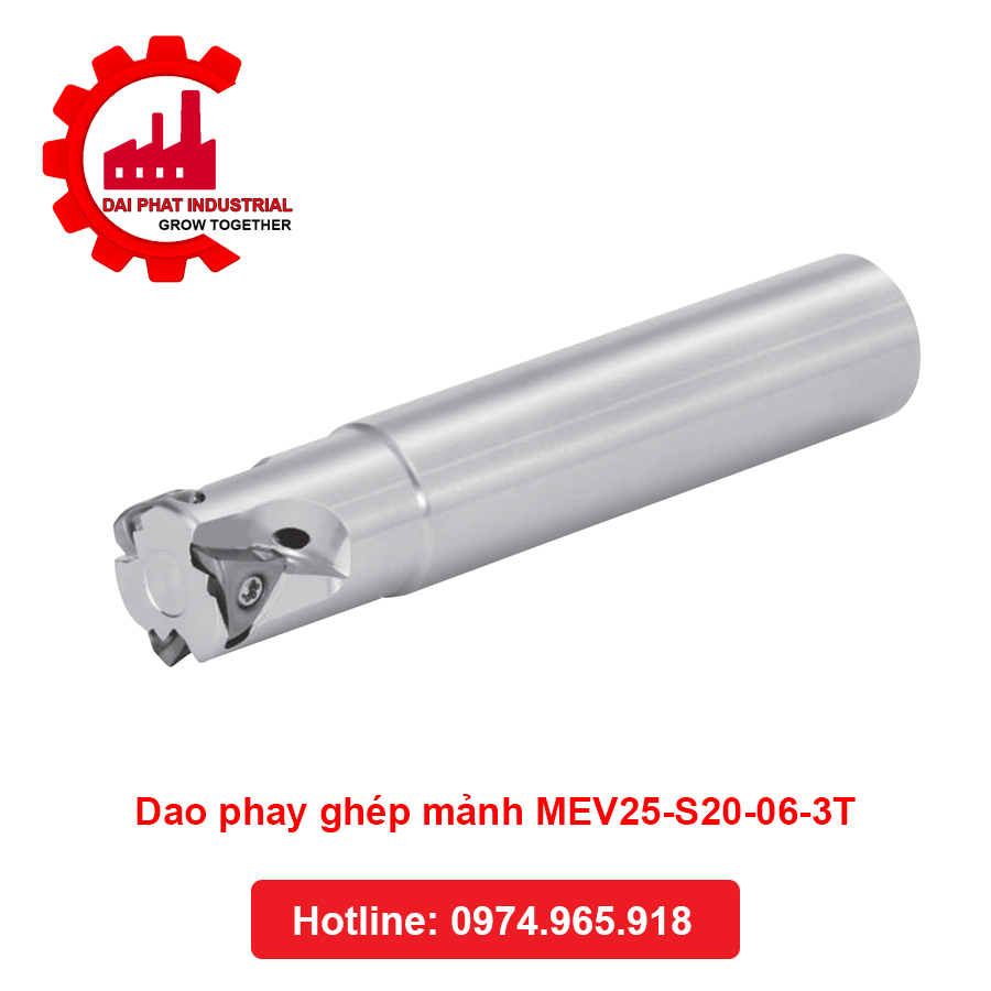 Dao Phay Ghép Mảnh MEV25-S20-06-3T Đại Phát