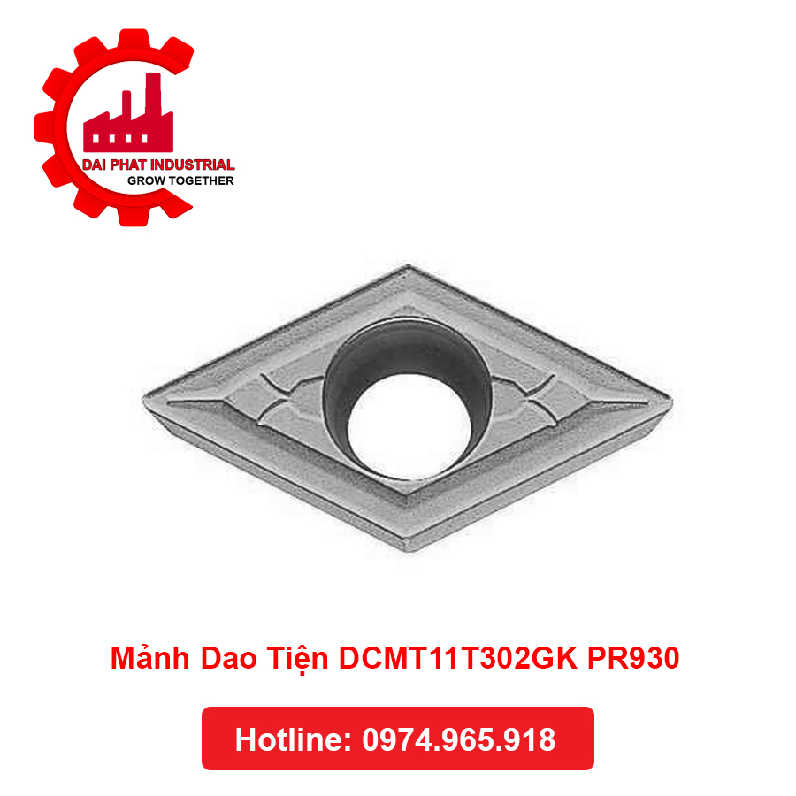 Mảnh Dao Tiện DCMT11T302GK PR930