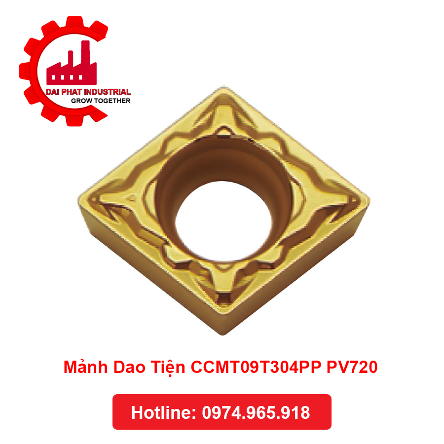 Mảnh Dao Tiện CCMT09T304PP PV720