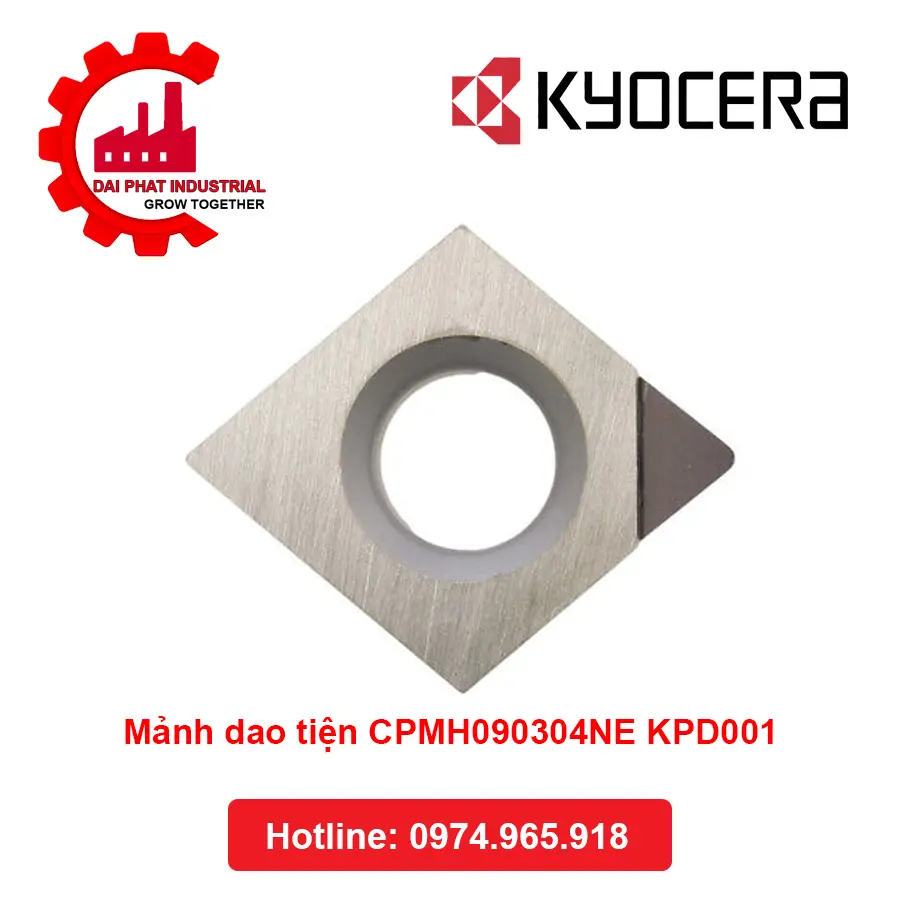 Mảnh Dao Tiện KYOCERA CPMH090304NE KPD001 - Đại Phát
