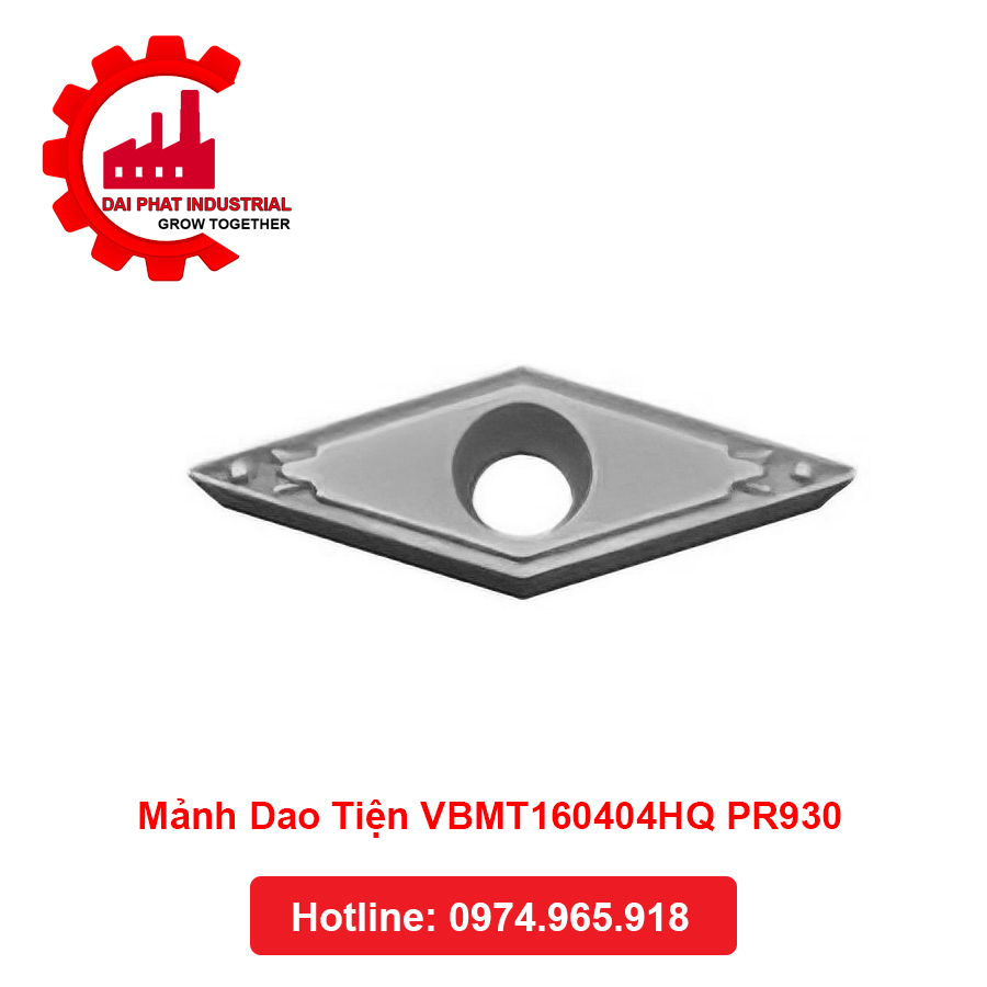Mảnh Dao Tiện VBMT160404HQ PR930