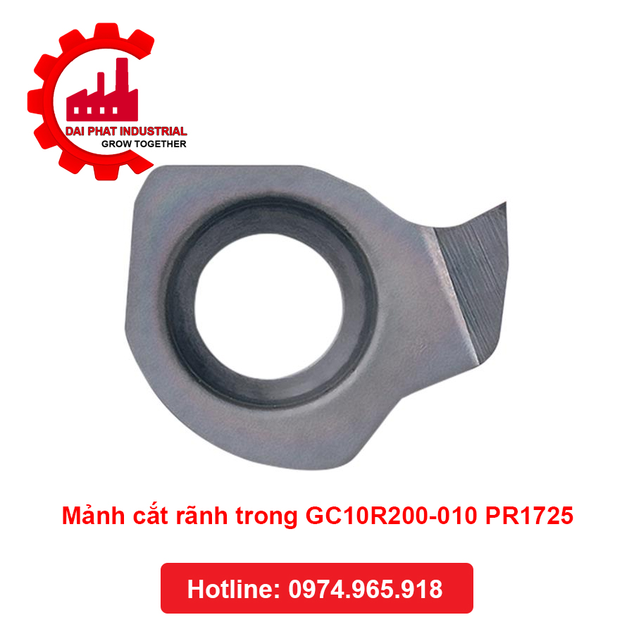 Mảnh cắt rãnh trong GC10R200-010 PR1725 - Đại Phát