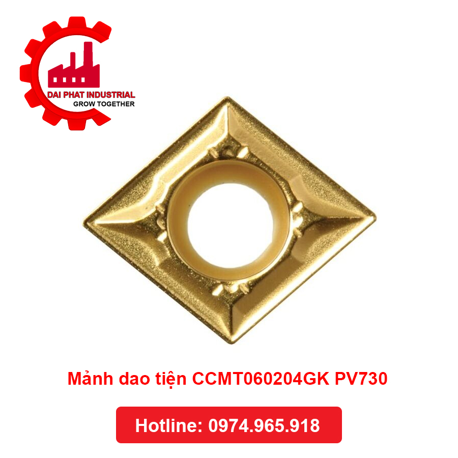 Mảnh dao tiện CCMT060204GK PV730
