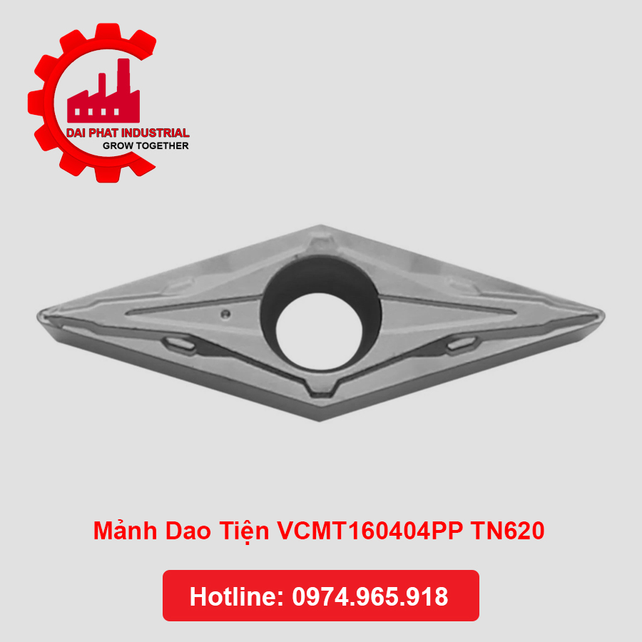 Mảnh Dao Tiện VCMT160404PP TN620