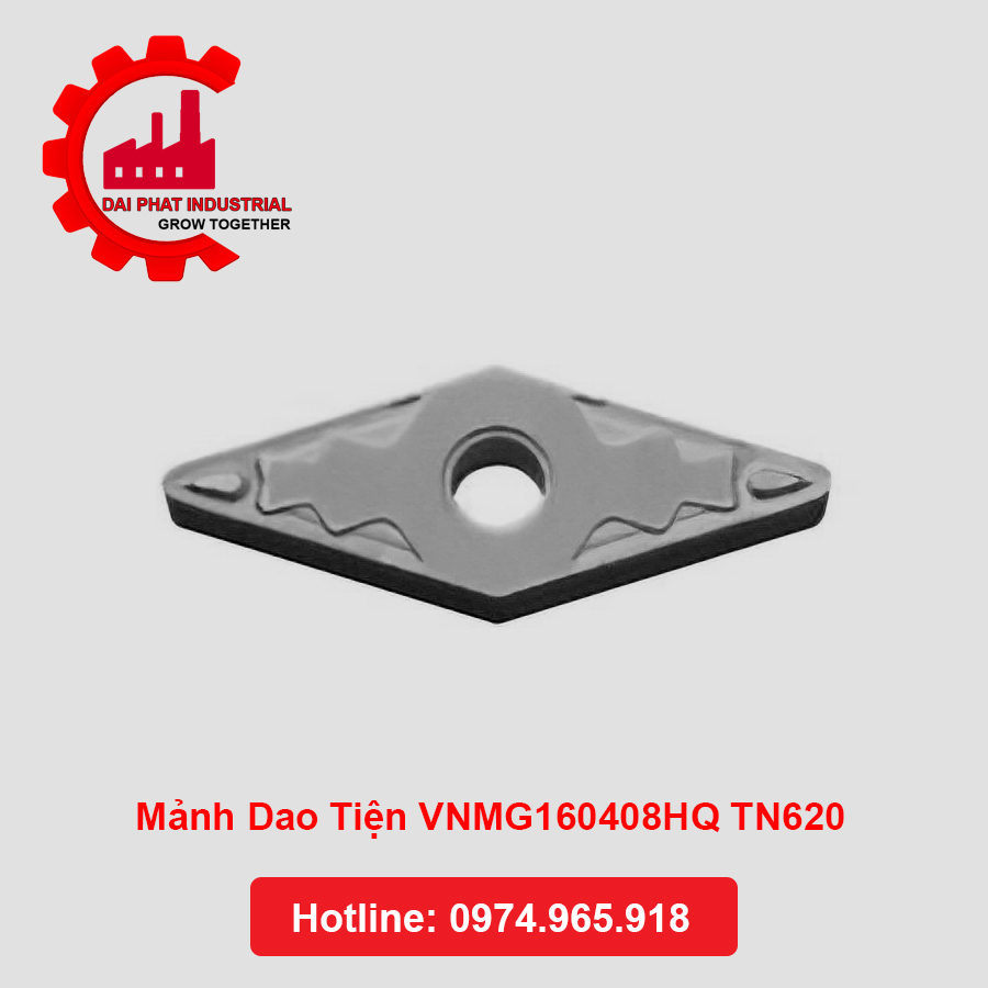 Mảnh dao tiện VNMG160408HQ TN620