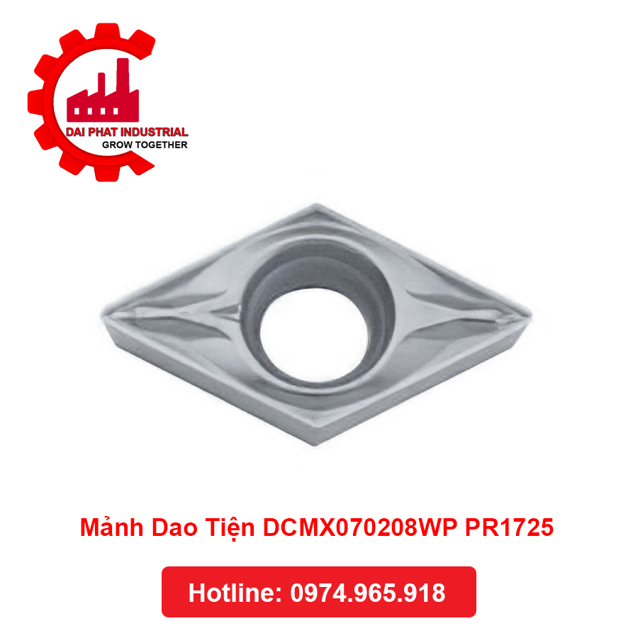 Mảnh Dao Tiện DCMX070208WP PR1725