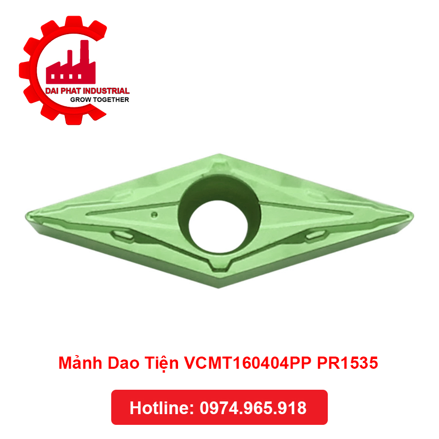 Mảnh Dao Tiện VCMT160404PP PR1535