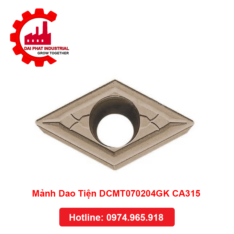 Mảnh Dao Tiện DCMT070204GK CA315