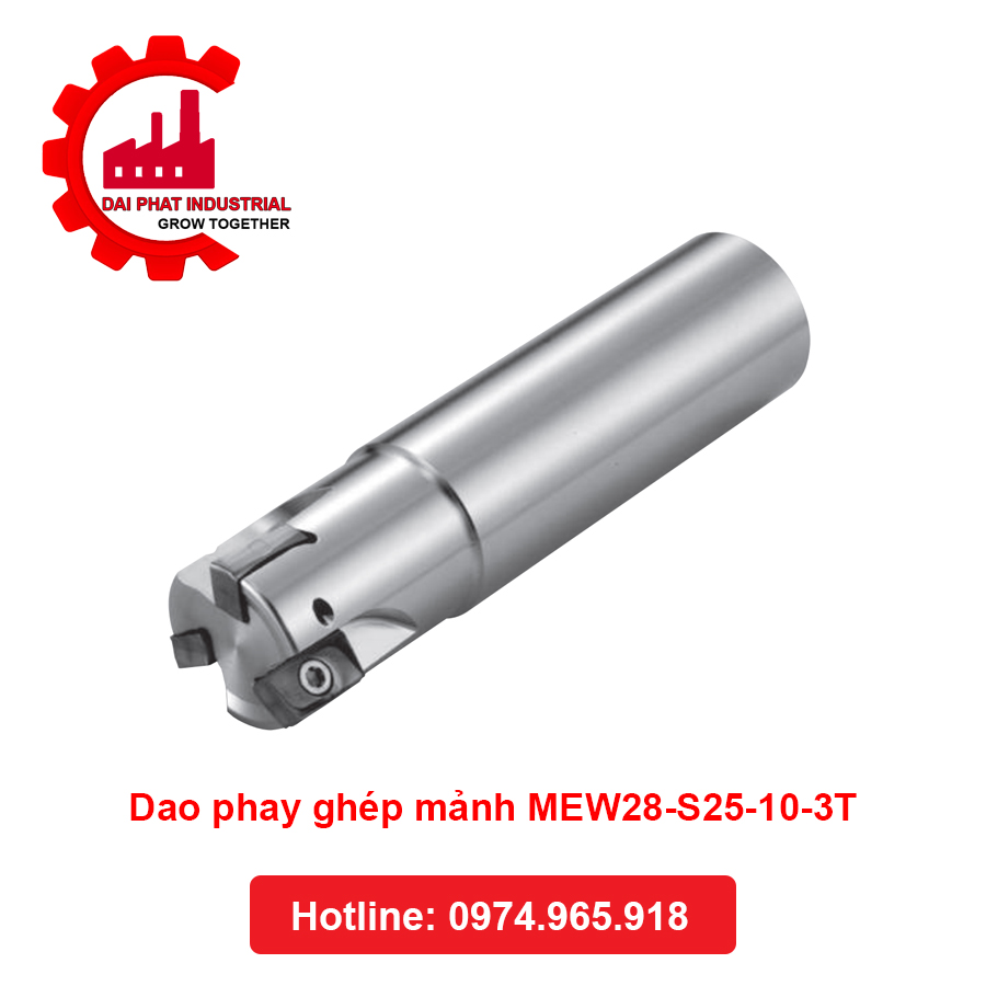 Dao Phay Ghép Mảnh MEW28-S25-10-3T Đại Phát
