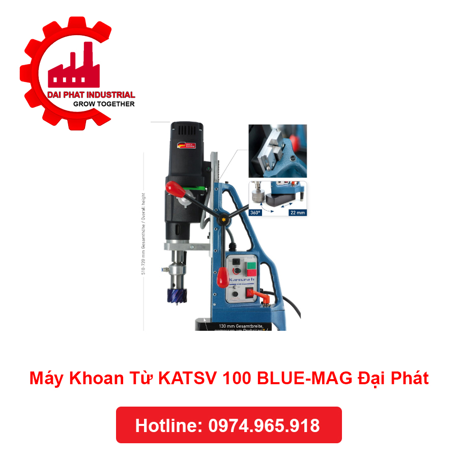Máy Khoan Từ KATSV 100 BLUE-MAG Đại Phát