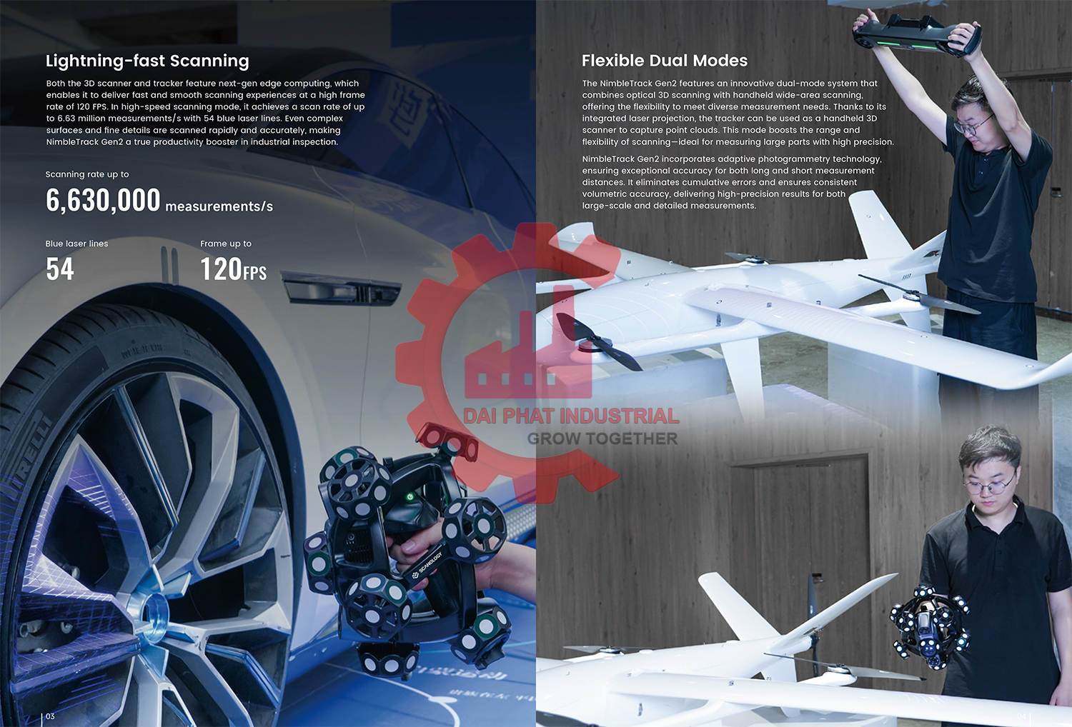 Máy Quét 3D Cầm tay NimbleTrack-C Gen2