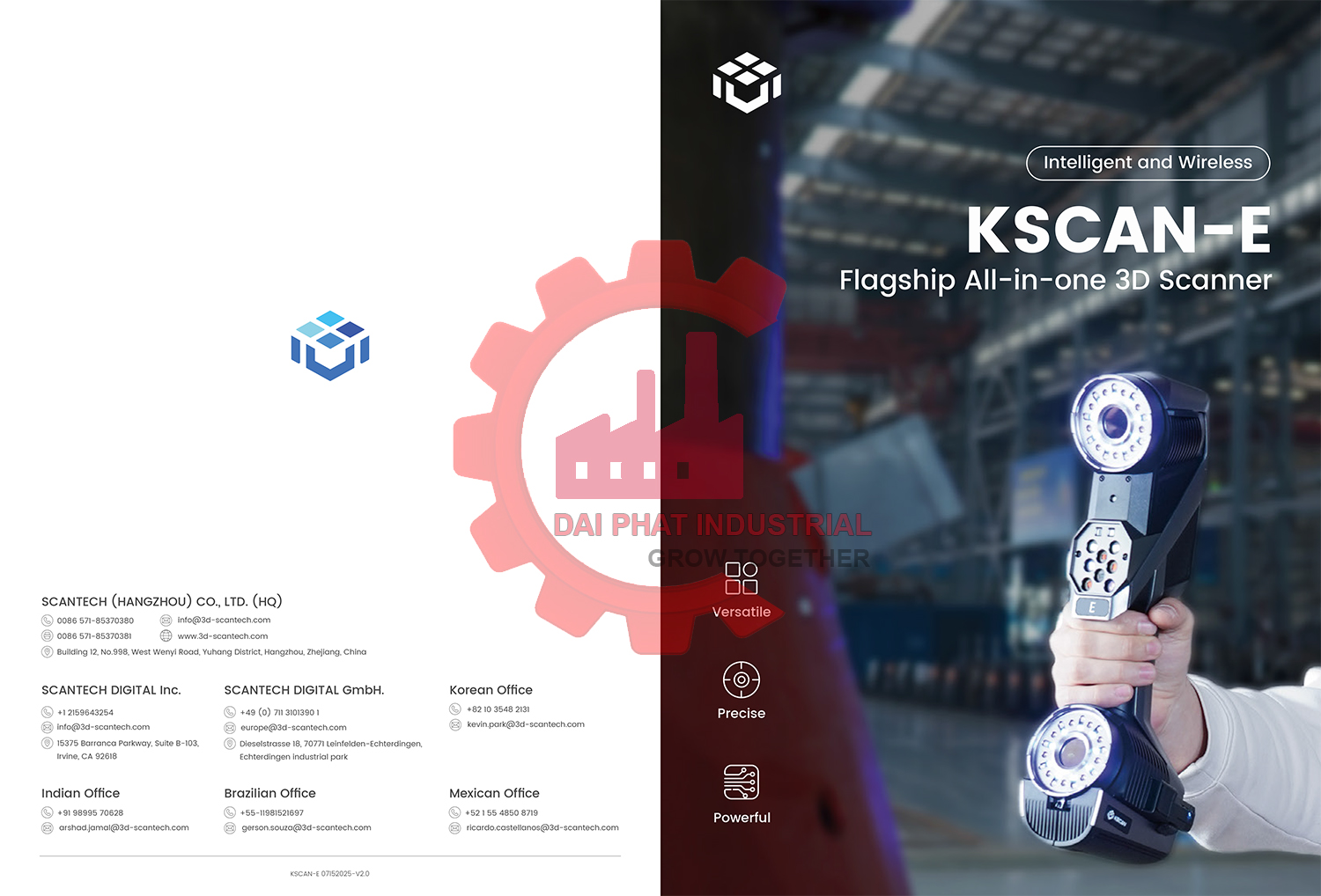 Máy quét 3D cầm tay Kscan-E