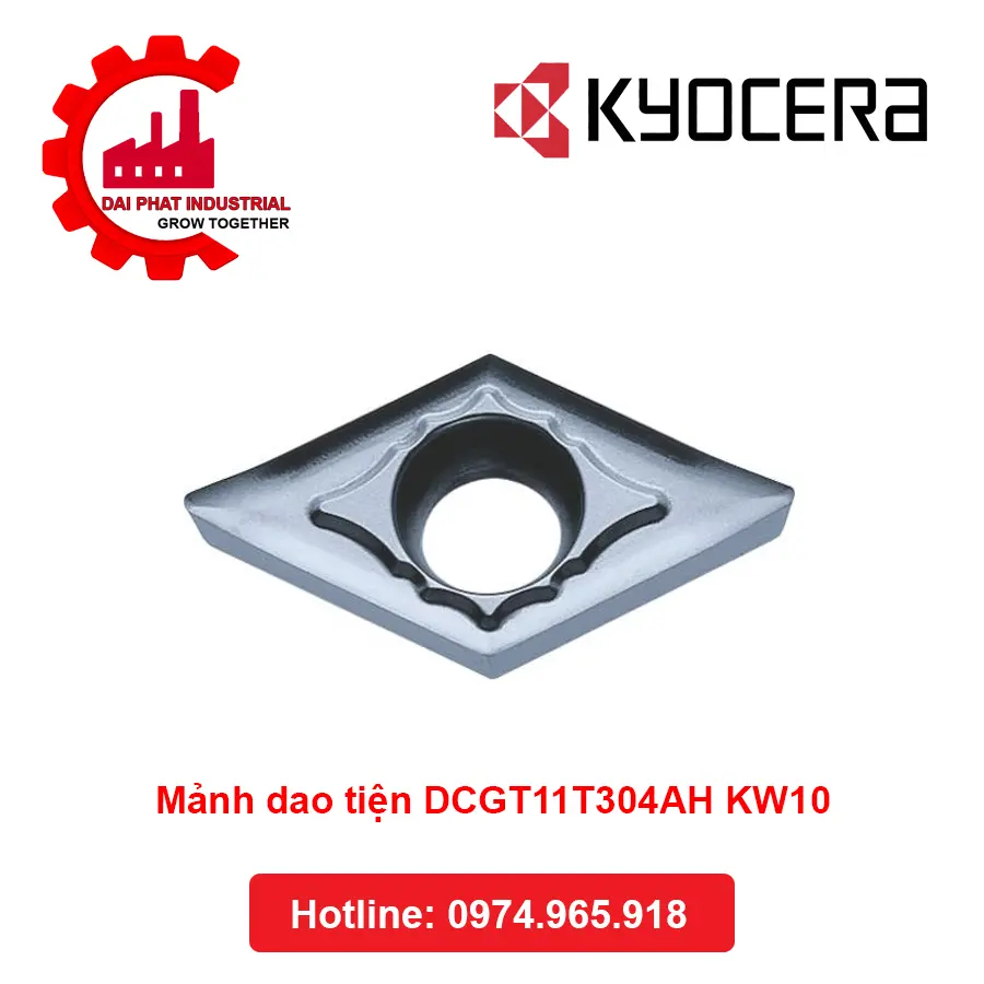 Mảnh Dao Tiện DCGT11T304AH KW10- Đại Phát
