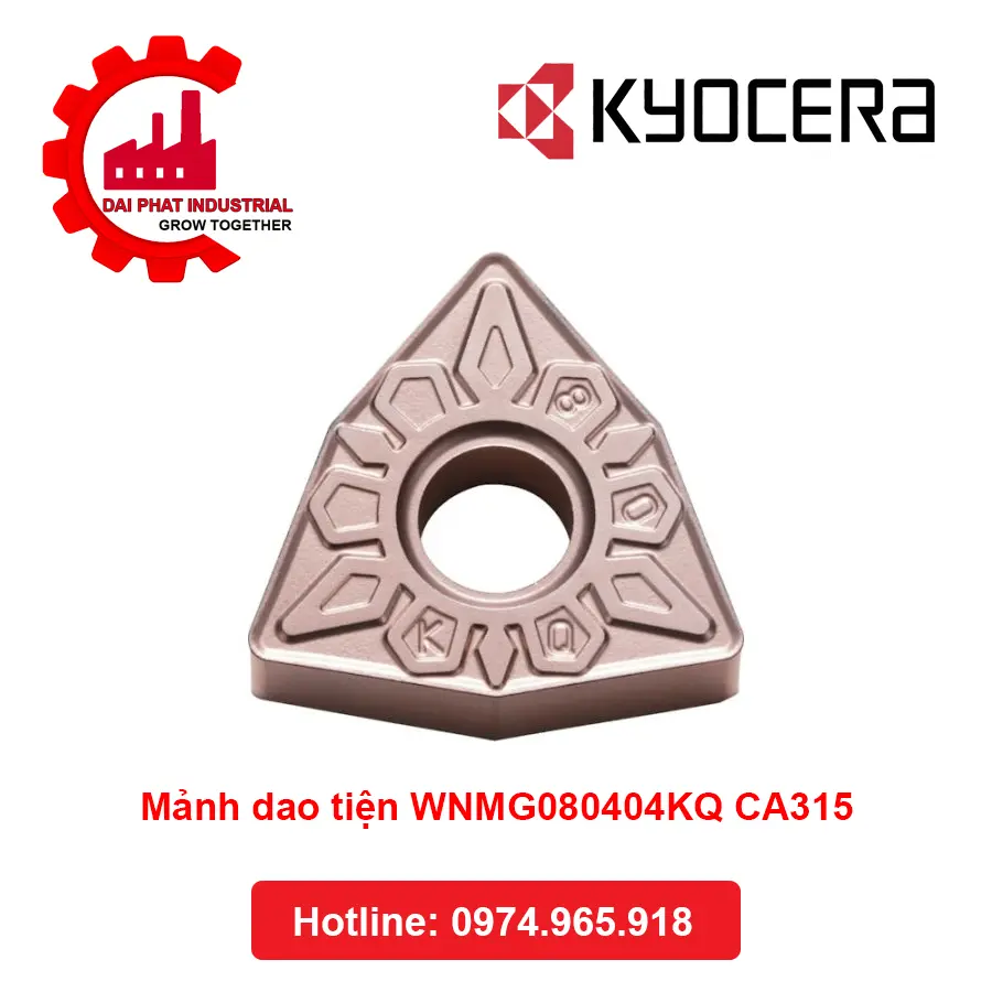 Mảnh Dao Tiện WNMG080404KQ CA315