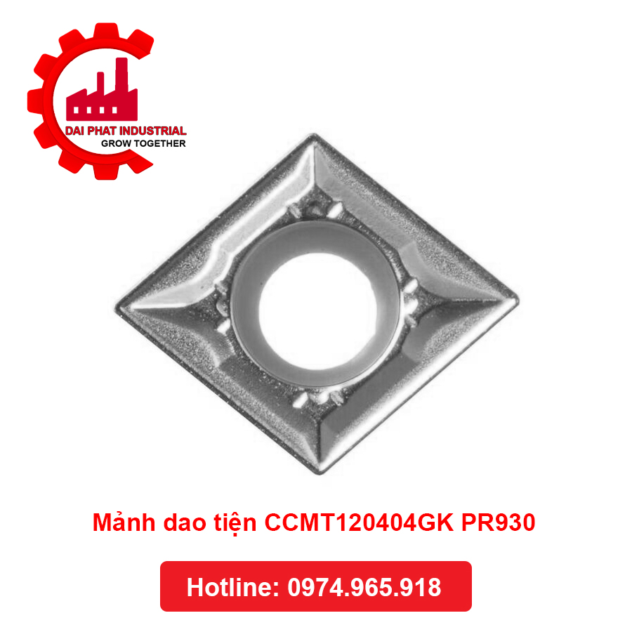 Mảnh dao tiện CCMT120404GK PR930